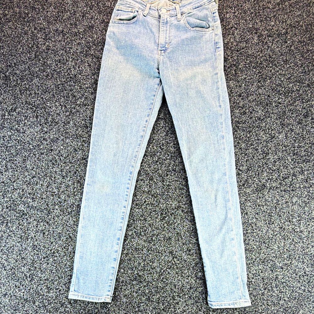 Levi's 721 Women’s Light Wash Blue High Rise Skinny Stretch 5-Pocket Jeans 24
